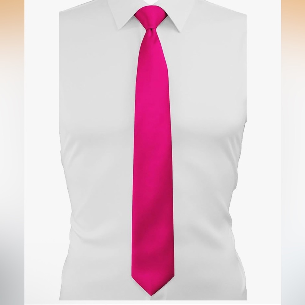 Men's Bright Pink Tie new
